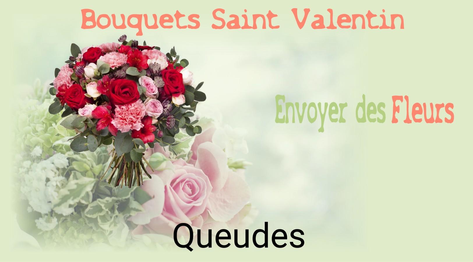 Roses de Saint-Valentin livrées à Queudes
